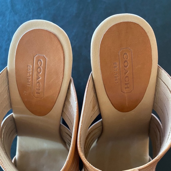 Coach Leather Mules - Picture 5 of 6